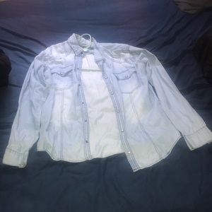 Denim looking shirt